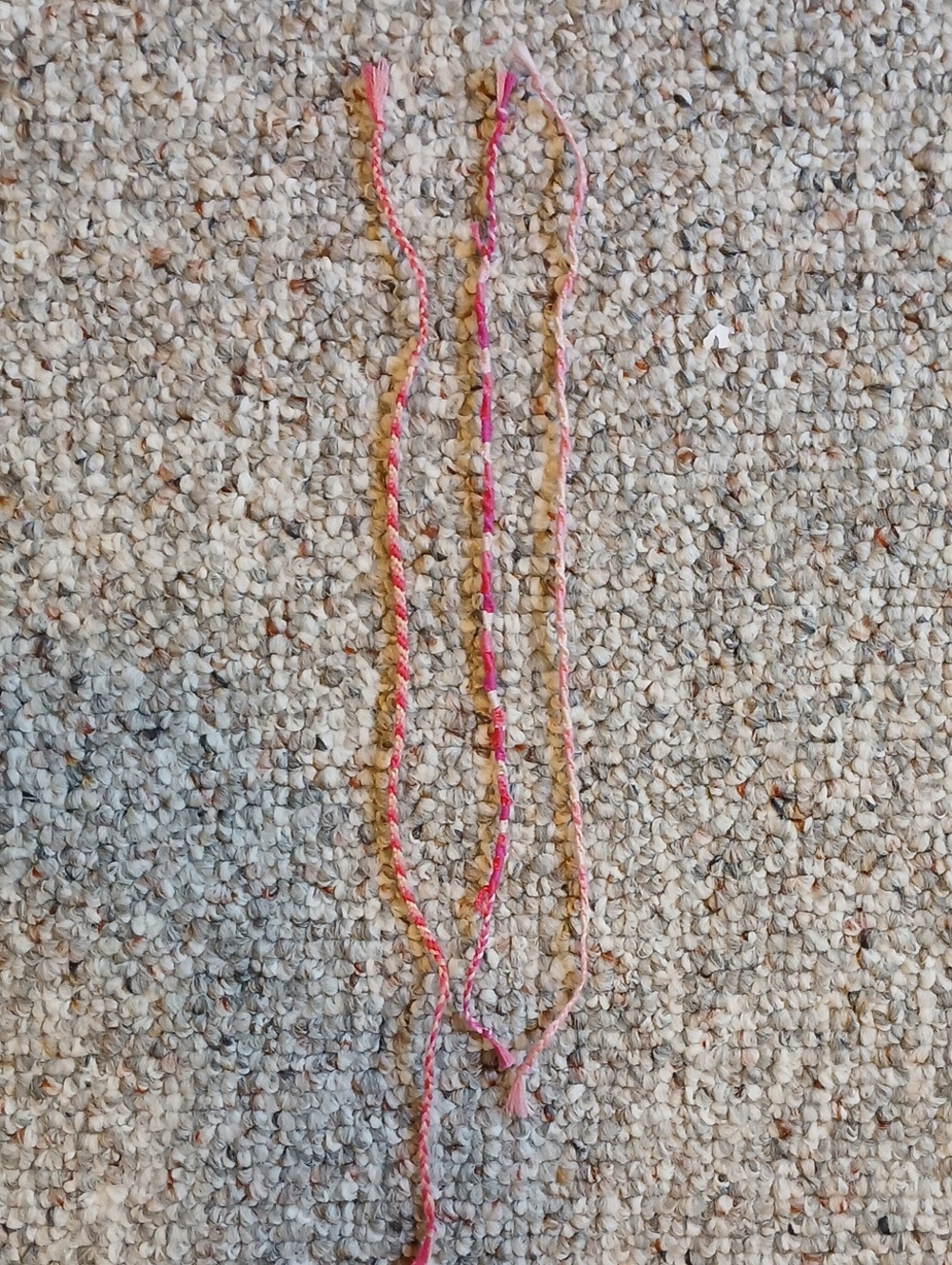 Handmade Pink Friendship Bracelet Set